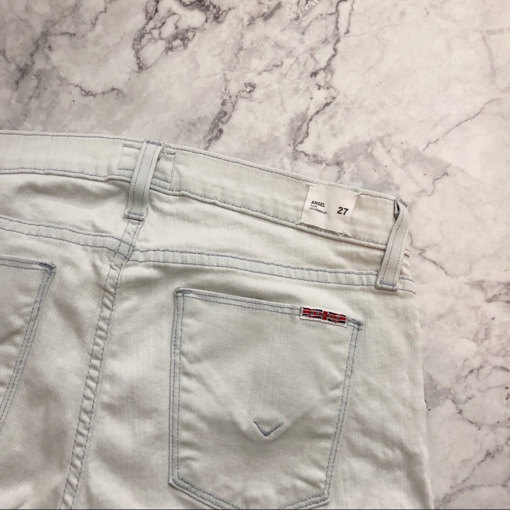 Hudson Jeans White Wide Leg Flare Jeans - Picture 6 of 7